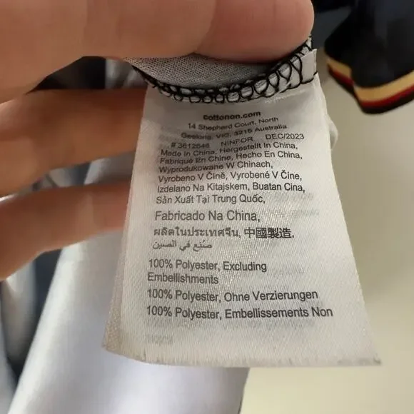 Cotton On Men's Large Pit Stop Soccer Jersey Racing Montreal Collared EUC - Picture 4 of 4